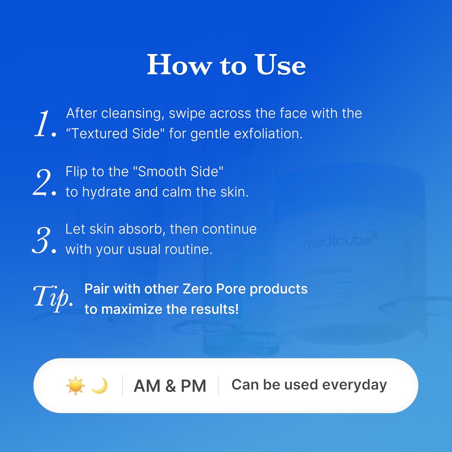 Zero Pore Exfoliating Pads